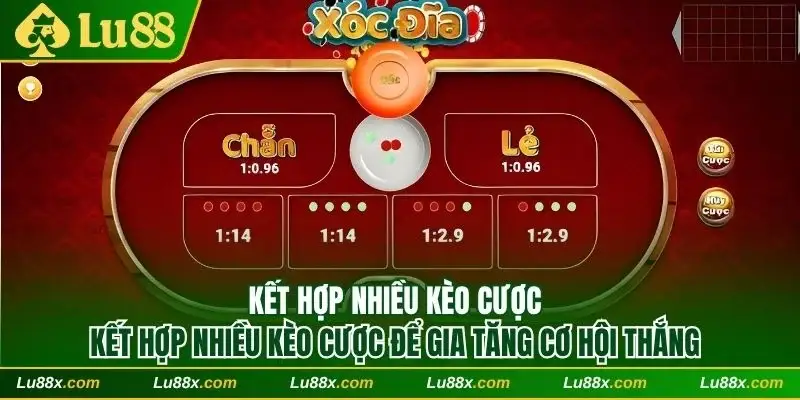 Kết hợp nhiều kèo cược phụ để gia tăng cơ hội thắng